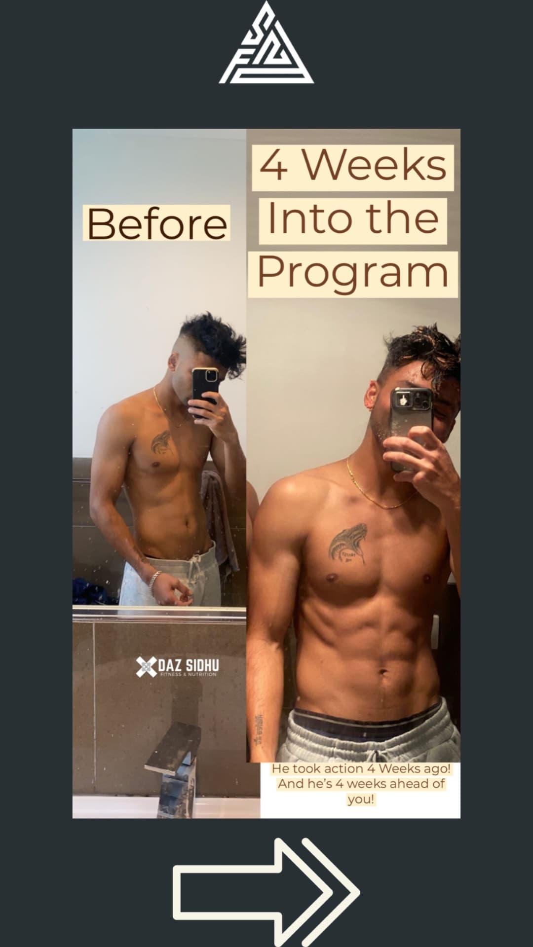 Client transformation in 4 Weeks