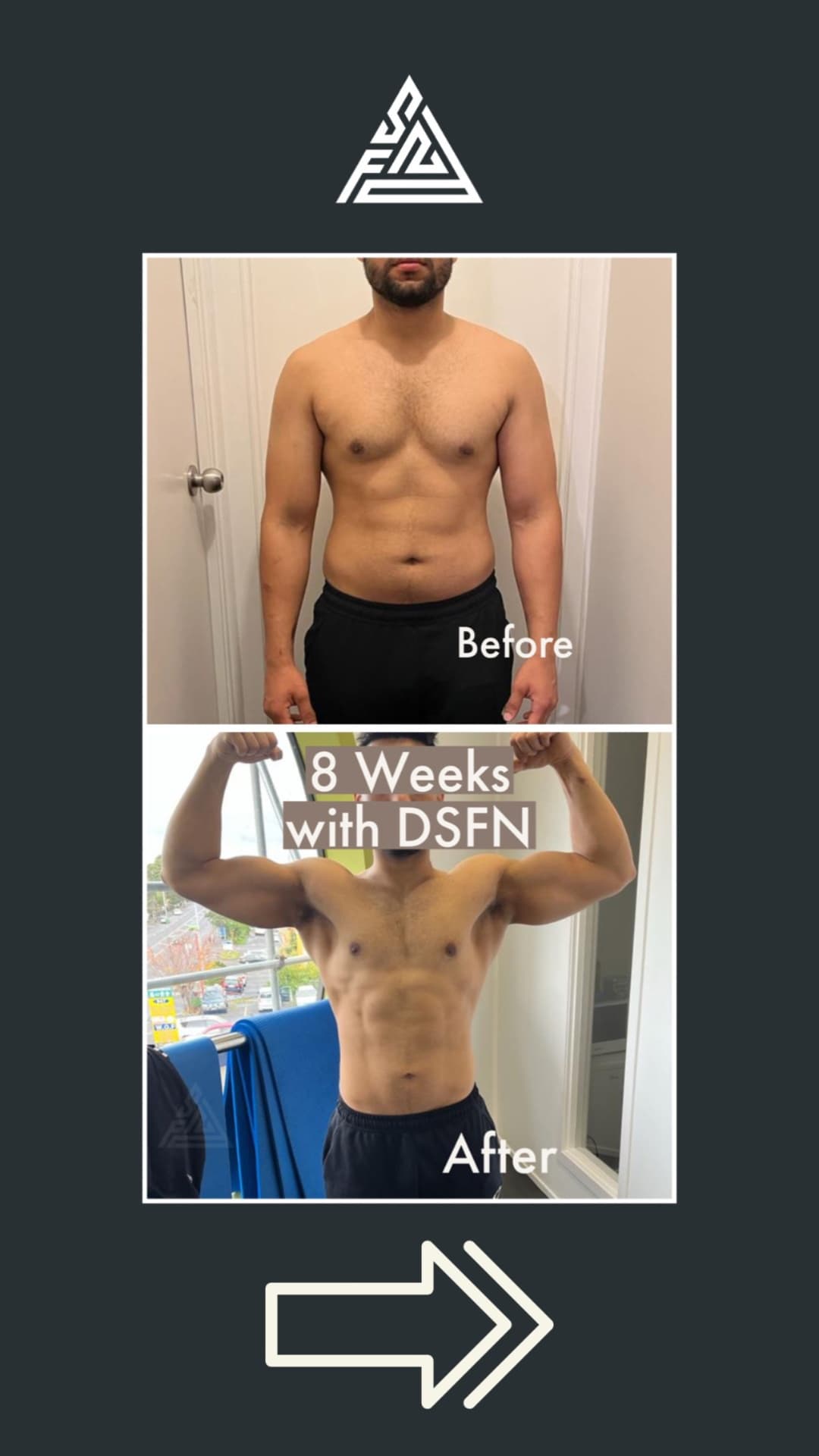 Client transformation in 8 Weeks